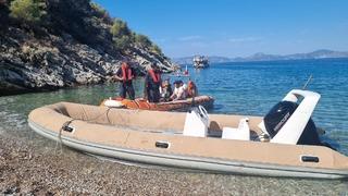 Muğla'da sahilde 4 düzensiz göçmen yakalandı