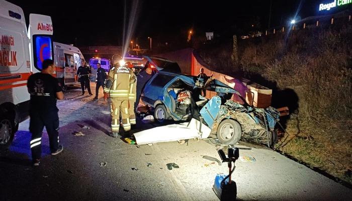 Ankara’da feci kaza! Araçlar hurdaya döndü: 2 ölü, 6 yaralı