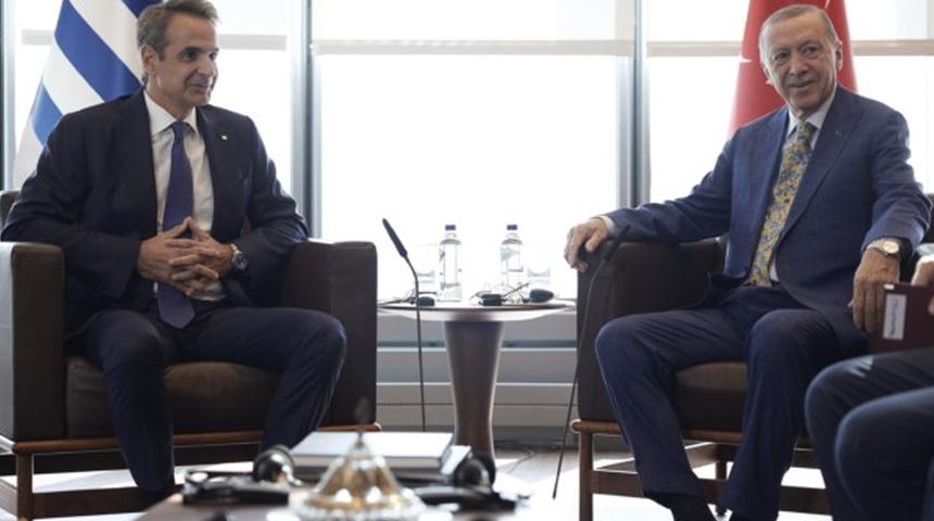 Cumhurbaşkanı Erdoğan ile görüşme sonrası Miçotakis'ten açıklama! 'Kesin bir şekilde söyledim'