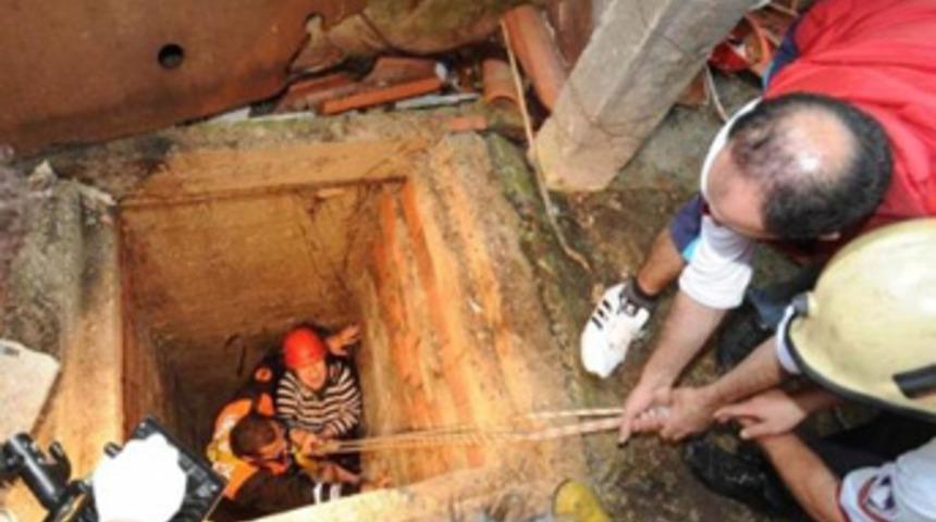 Kuyudan mucize kurtuluş!