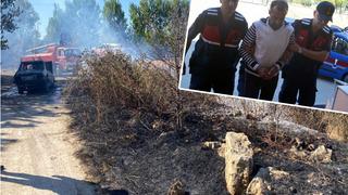 Amasya'daki tüyler ürperten cinayette flaş gelişme! Arkadaşını öldürüp arabasıyla birlikte yakan zanlı tutuklandı