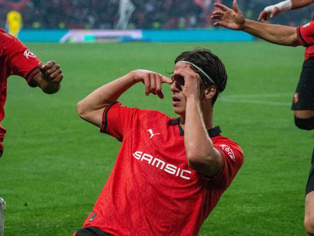 Milli futbolcu Bertuğ Yıldırım Rennes formasıyla siftah yaptı! Fransız ekibi Avrupa'da farklı kazandı 