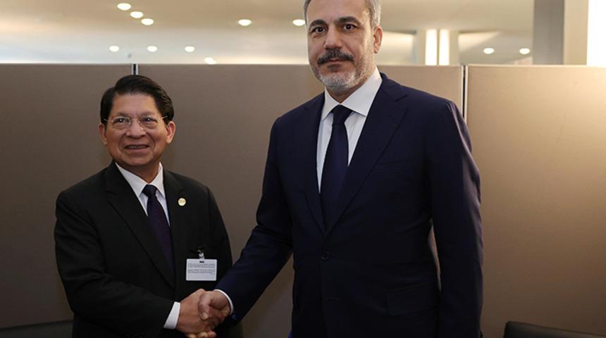 Bakan Fidan, Nikaragualı mevkidaşı ile görüştü!