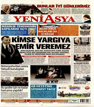 Yeni Asya
 Gazetesi oku