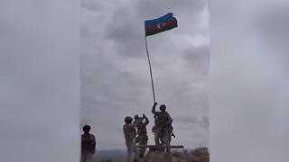 Karabağ'da Ermeni güçlerin elinden birer alınan bölgelerde Azerbaycan bayrağı dalgalanıyor! 