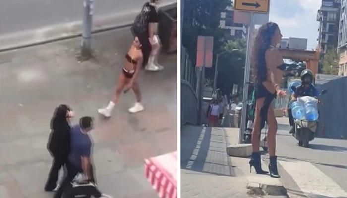 Sosyal medyanın gündemine oturmuştu! Sokakta ip bikiniyle gezen manken hakkında ‘ders’ niteliğinde ceza!