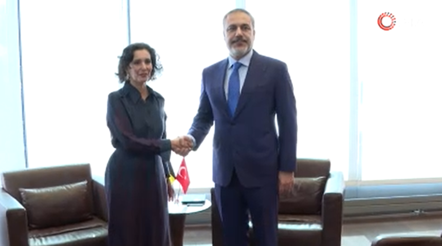 Dışişleri Bakanı Hakan Fidan, Belçika Dışişleri Bakanı Lahbib’i kabul etti