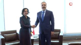 Dışişleri Bakanı Hakan Fidan, Belçika Dışişleri Bakanı Lahbib’i kabul etti