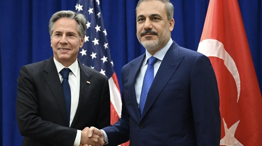 Dışişleri Bakanı Hakan Fidan, ABD'li mevkidaşı Antony Blinken ile görüştü