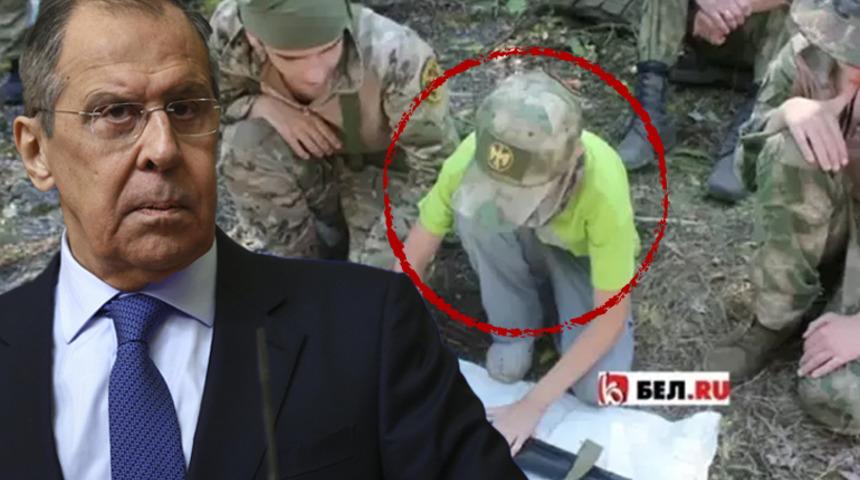 Lavrov'dan flaş çıkış! "Batı bizimle doğrudan savaş halinde..." Rusya'da çocuk askerler eğitimde!