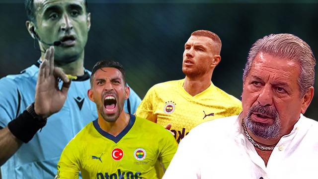 Fenerbahçe'nin Alanyaspor maçının ardından Erman Toroğlu esti gürledi! Atılan gol geçersiz, Dzeko kırmızı kart görmeliydi