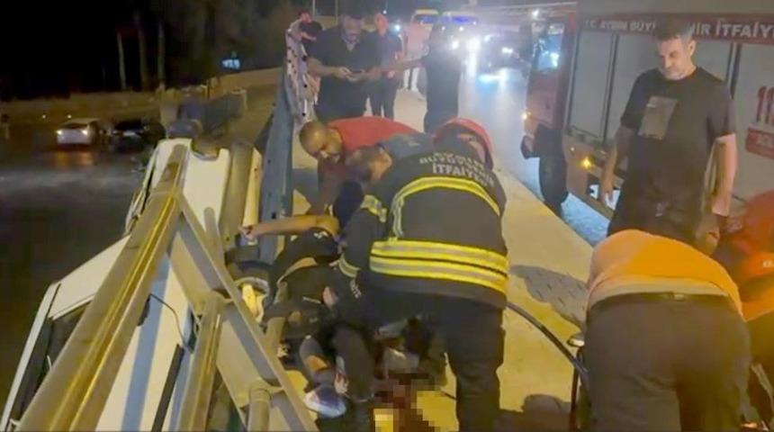 Vücuduna saplanan demir boruyla hastaneye kaldırılan sürücü hayatını kaybetti