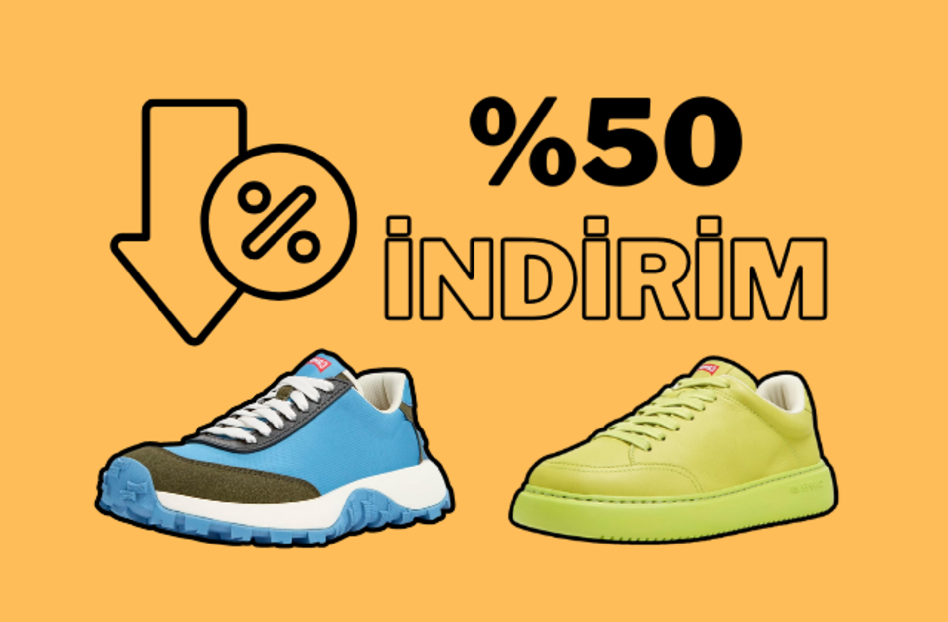 Rahatlığın ve şıklığın ötesine geçin! Camper ayakkabılarda indirim başladı