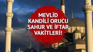 MEVLİD KANDİLİ ORUCU SAHUR VAKTİ: Mevlid Kandili orucu sahur saat kaçta, iftar vakti ne zaman? 26 Eylül 2023 Diyanet imsakiye