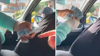 Turistler her şeyi kameraya aldı! Taksicinin istediği ücret dudak uçuklattı