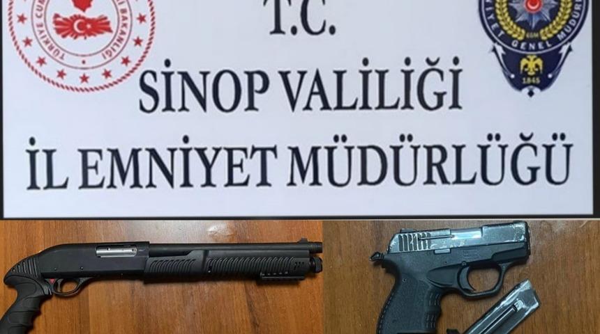 Sinop’ta şok uygulama: 2 gözaltı