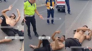 Sokak ortasında yere yatıp, farklı hareketler yapmıştı! O gençle ilgili Düzce Valiliği açıklama yaptı