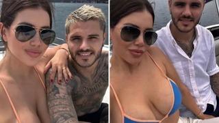 Icardi ve Wanda Nara'nın trambolin eğlencesi... Küçük bikinisiyle olay oldu