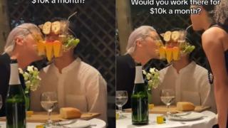 Sunum çılgınlığında son nokta! Saatlerce ağzında yemekleri tutuyor... Tabak olmanın maaşı dudak uçuklattı