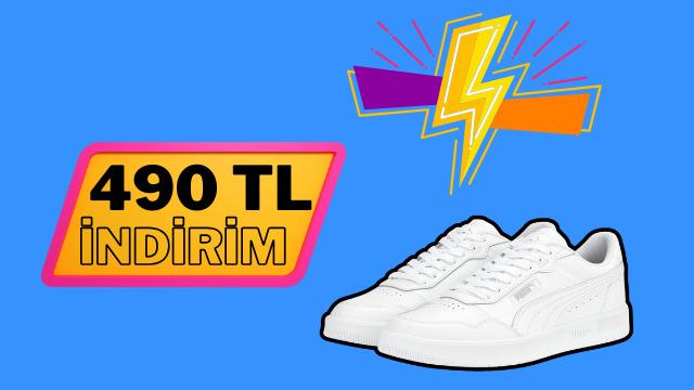 Fiyatı 1084 TL'ye düştü! Puma'nın sevilen ayakkabısında %31 indirim fırsatı