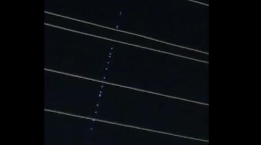 Elon Musk'ın Starlink uyduları &Ccedil;orumlu vatandaşı korkuttu! Saldırı olabileceğini d&uuml;ş&uuml;n&uuml;p...