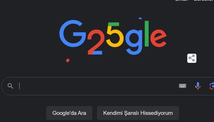 Google’dan 25. yaş günü için doodle! Lary Page ve Sergey Brin’in hayali gerçek oldu