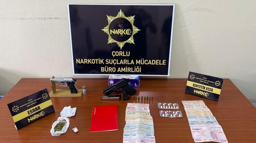 Tekirdağ'da uyuşturucu operasyonunda 10 şüpheli yakalandı