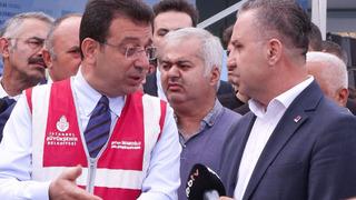 Ekrem İmamoğlu gazetecilerin önünde CHP ilçe Başkanı’na tepki gösterdi: ‘Rezillik!’