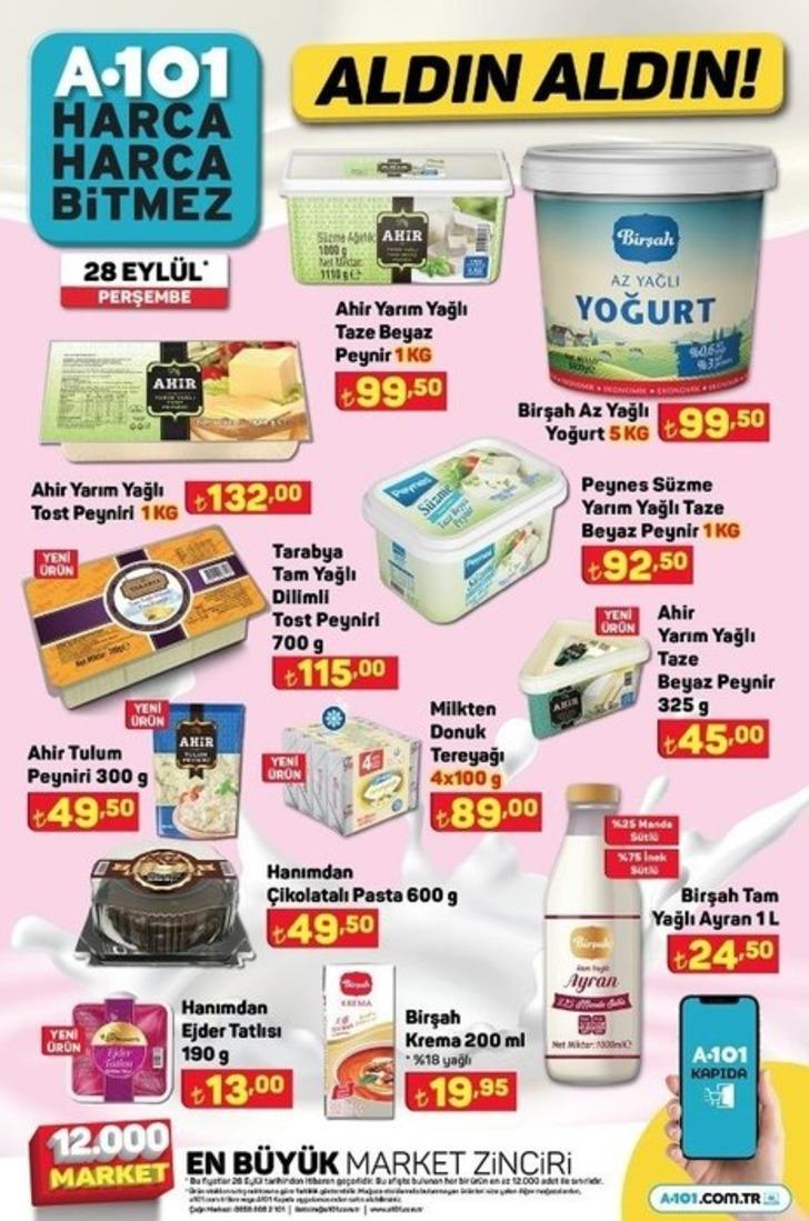 A101'de ayçiçek yağı stokları tükenecek! Yetişen karlı çıkar! 28 Eylül 2023 A101 aktüel ürünler kataloğu G1