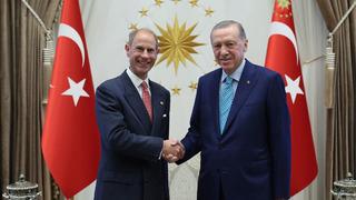 Cumhurbaşkanı Erdoğan, Prens Edward ve Fransa Büyükelçisi Dumont'u kabul etti