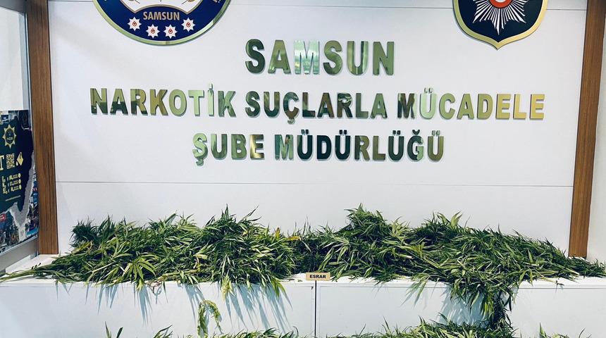 Samsun’daki uyuşturucu operasyonunda 3 zanlı yakalandı