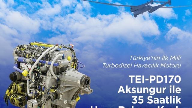 Türkiye’nin ilk milli turbodizel havacılık motoru uçuş rekoru kırdı