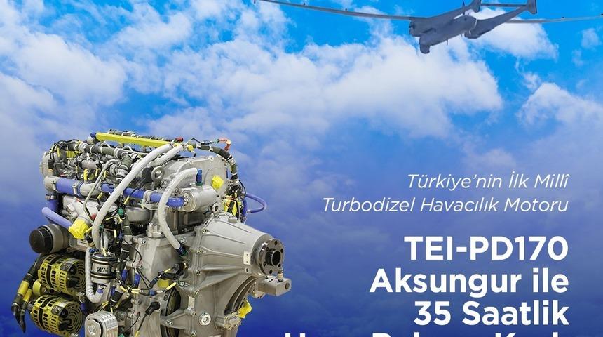 Türkiye’nin ilk milli turbodizel havacılık motoru uçuş rekoru kırdı