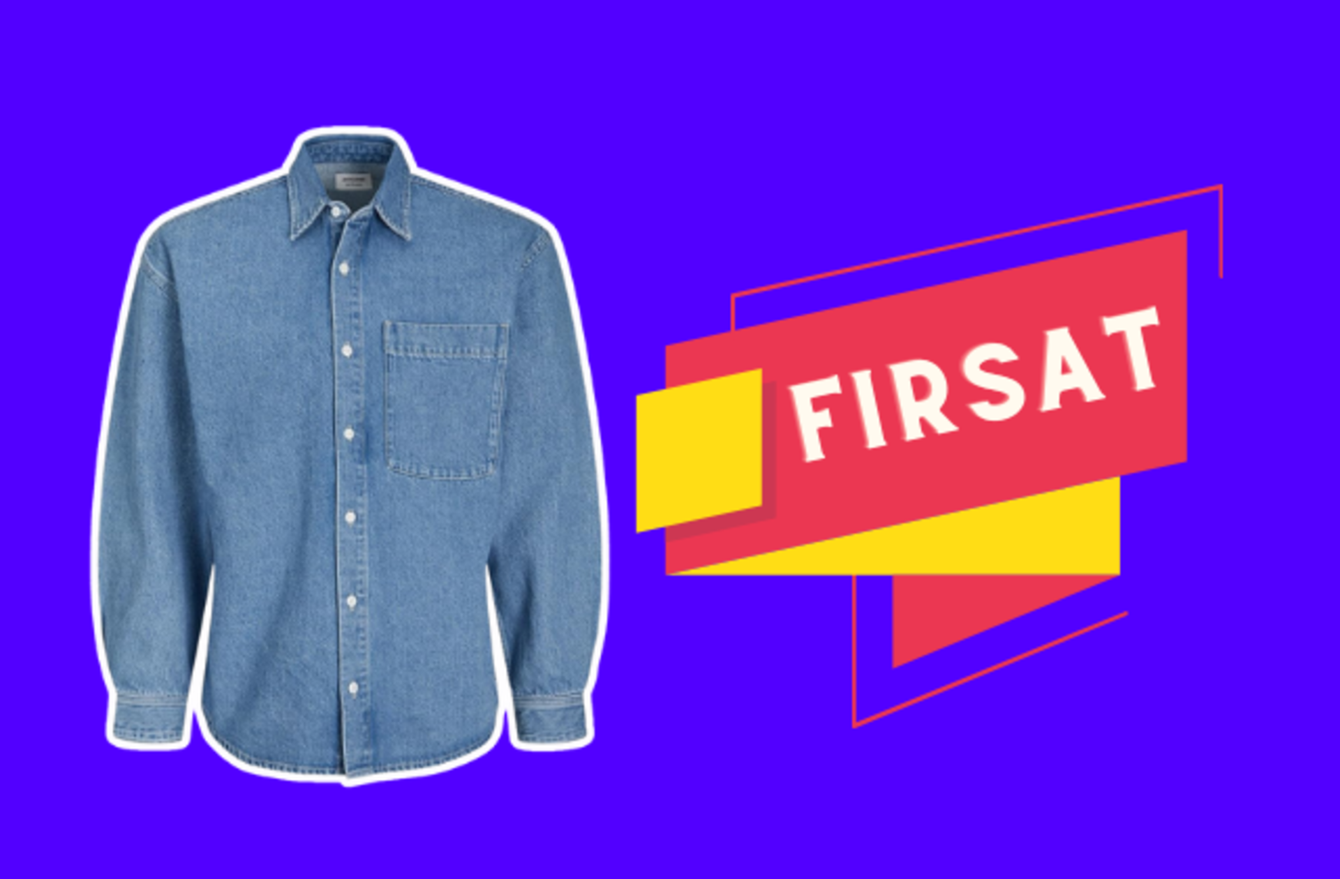 Her erkeğin gardırobunda olmalı! Jack&Jones kot gömlekte fırsat