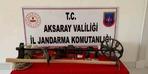 Aksaray’da define avcıları jandarmaya yakalandı