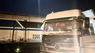 Diyarbakır'da yük treni TIR'a çarptı, 50 koyun öldü!