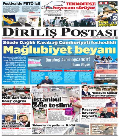 Diriliş Postası
 Gazetesi oku