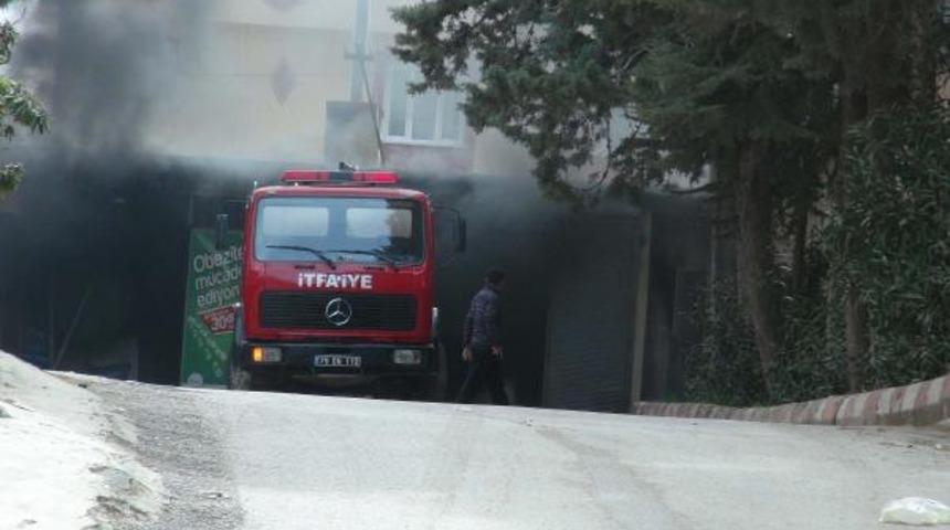 Sağlık ocağında yangın