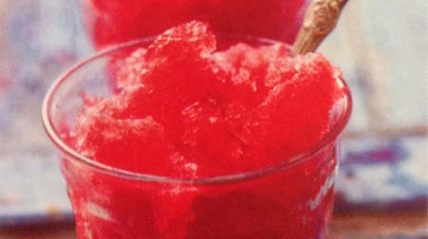 Yeşil Elmalı &Ccedil;ilekli Granita