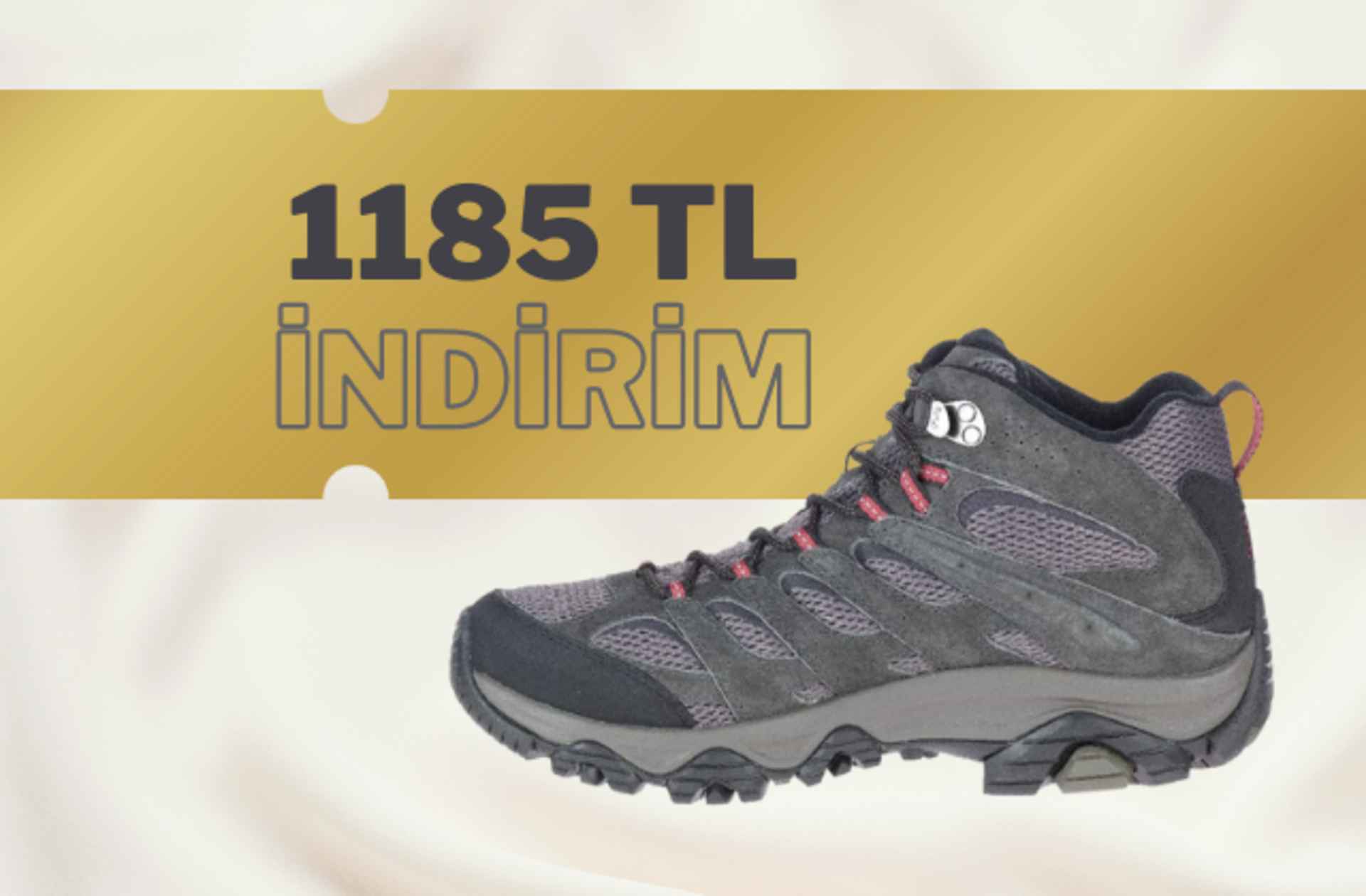 Fiyatı 5642 TL'ye düştü! Merrell'ın su geçirmez ayakkabısında kaçırılmayacak fırsat