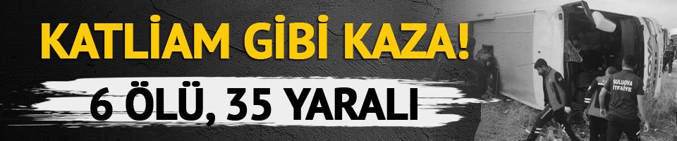 Amasya'da korkunç kaza! Ölü ve yaralılar var