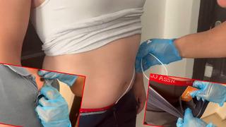 9 kez kazanamadığı ehliyet sınavına 10'uncu seferinde böyle girdi... Akılalmaz düzenek!