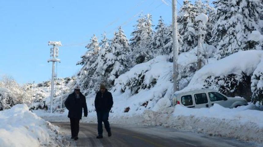 Kartepe'de elektrik kesintisi nedeniyle kayak pistleri kapandı
