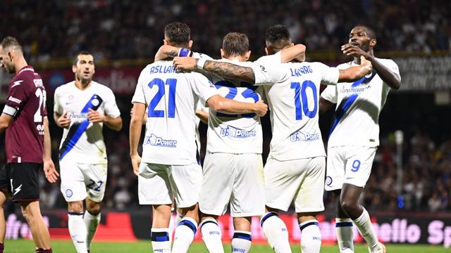 Inter, Salernitana engelini Martinez'in 4 golüyle aştı