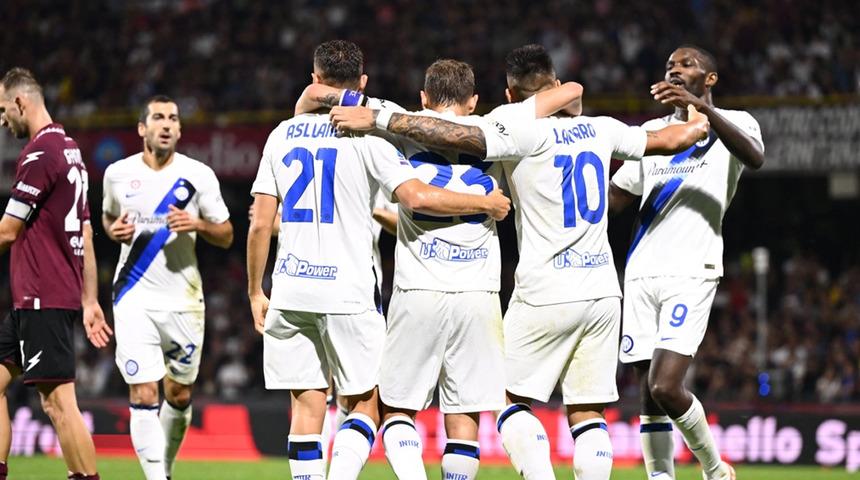 Inter, Salernitana engelini Martinez'in 4 golüyle aştı