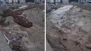 Çorum'da selin gelişi böyle görüntülendi! İşte o anlar...