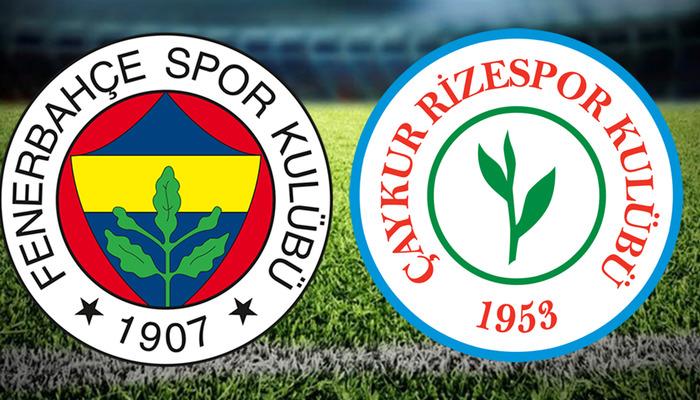 Rizespor fenerbahçe canlı izle maçı