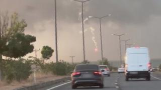 Hatay'da gökyüzünde beliren cisim merak uyandırdı! Ne olabilir acaba?