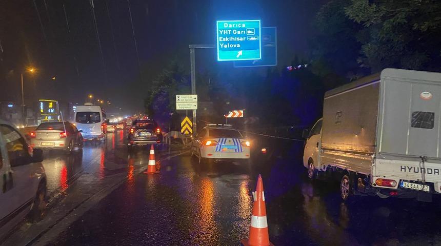 Kocaeli'de sağanak etkili oldu