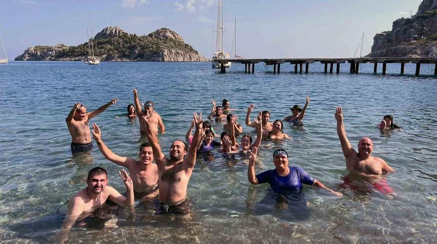 ‘Engelsİzciler’ Marmaris Asparan’da kamp yaptı